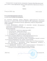 АКТ проверки столовой бракеражной комиссией сентябрь 2024